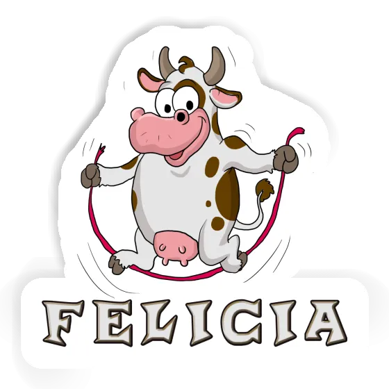 Vache Autocollant Felicia Laptop Image