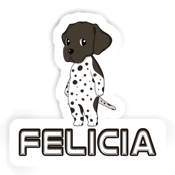 Felicia Autocollant Chien de chasse Notebook Felicia Autocollant Chien de chasse Gift package Image