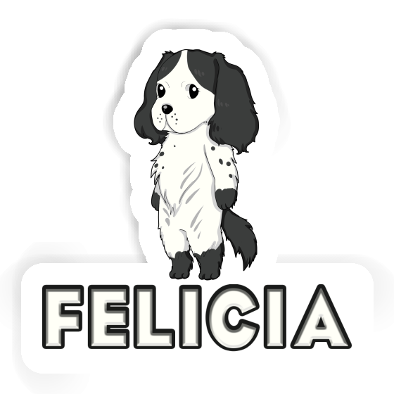 Autocollant Felicia Épagneul Notebook Autocollant Felicia Épagneul Gift package Image
