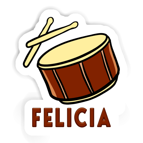 Tambour Autocollant Felicia Laptop Image