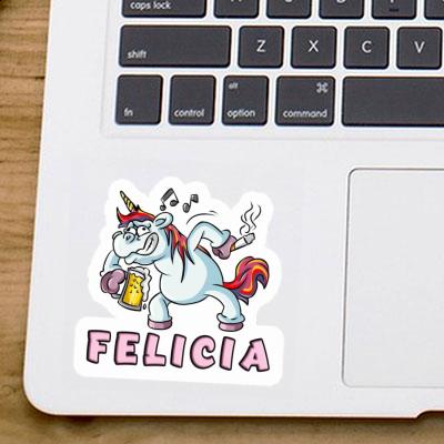 Felicia Autocollant Licorne en fête Notebook Felicia Autocollant Licorne en fête Gift package Image