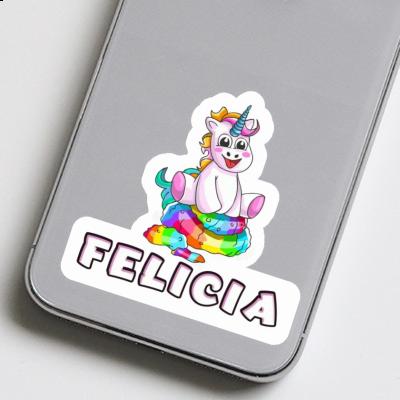 Sticker Baby Unicorn Felicia Notebook Sticker Baby Unicorn Felicia Gift package Image