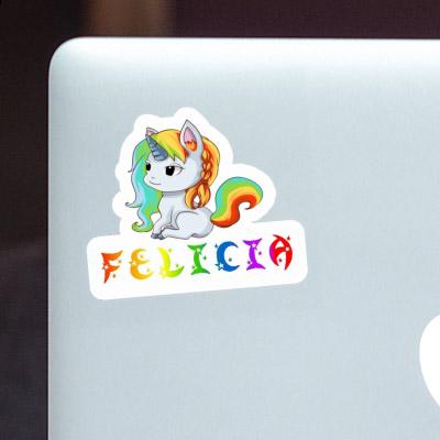 Felicia Aufkleber Einhorn Laptop Felicia Aufkleber Einhorn Laptop Image
