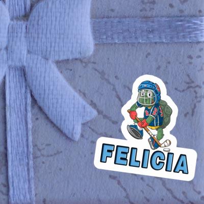 Autocollant Felicia Joueur de hockey sur glace Notebook Autocollant Felicia Joueur de hockey sur glace Gift package Image