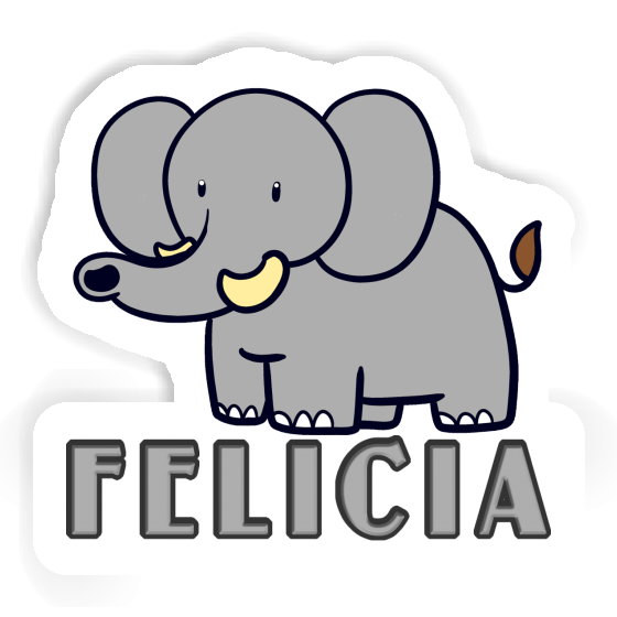 Sticker Elefant Felicia Notebook Sticker Elefant Felicia Notebook Image