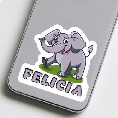 Felicia Autocollant Éléphant Laptop Felicia Autocollant Éléphant Laptop Image