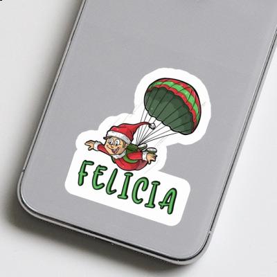 Felicia Sticker Skydiver Notebook Felicia Sticker Skydiver Gift package Image