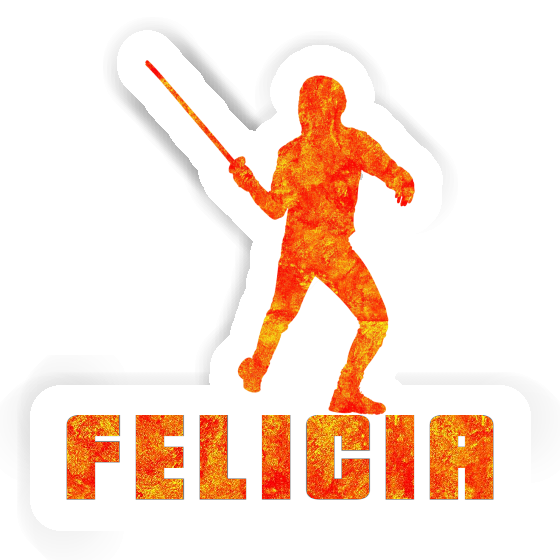 Autocollant Escrimeur Felicia Gift package Image