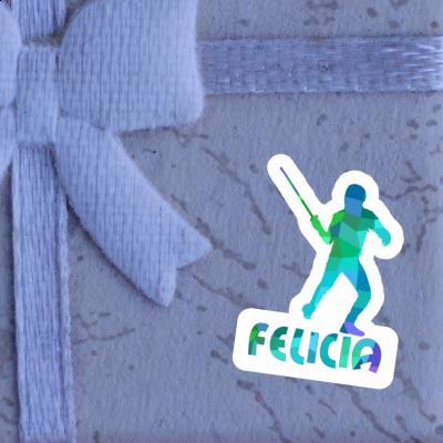 Escrimeur Autocollant Felicia Notebook Escrimeur Autocollant Felicia Notebook Image