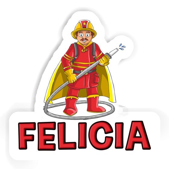 Autocollant Pompier Felicia Notebook Autocollant Pompier Felicia Gift package Image
