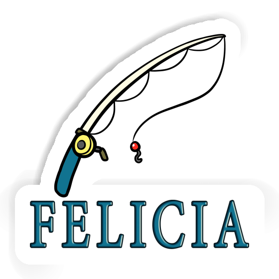Felicia Autocollant Canne à pêche Notebook Felicia Autocollant Canne à pêche Notebook Image