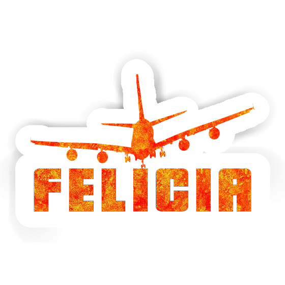 Autocollant Avion Felicia Notebook Autocollant Avion Felicia Gift package Image