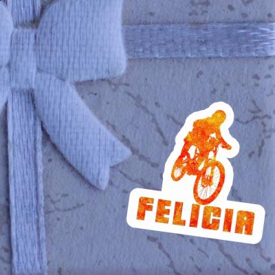 Sticker Felicia Freeride Biker Notebook Sticker Felicia Freeride Biker Gift package Image
