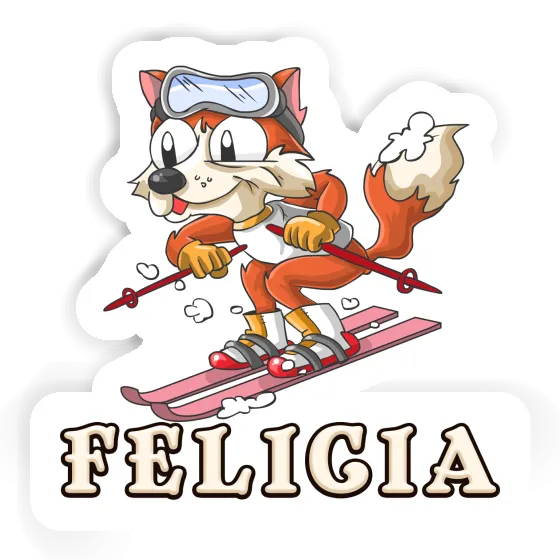Felicia Autocollant Skieur Notebook Felicia Autocollant Skieur Gift package Image