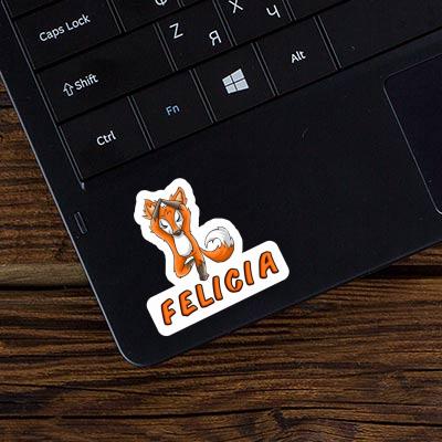 Aufkleber Yoga Fuchs Felicia Notebook Aufkleber Yoga Fuchs Felicia Gift package Image