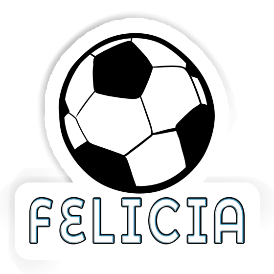 Sticker Felicia Fußball Laptop Image