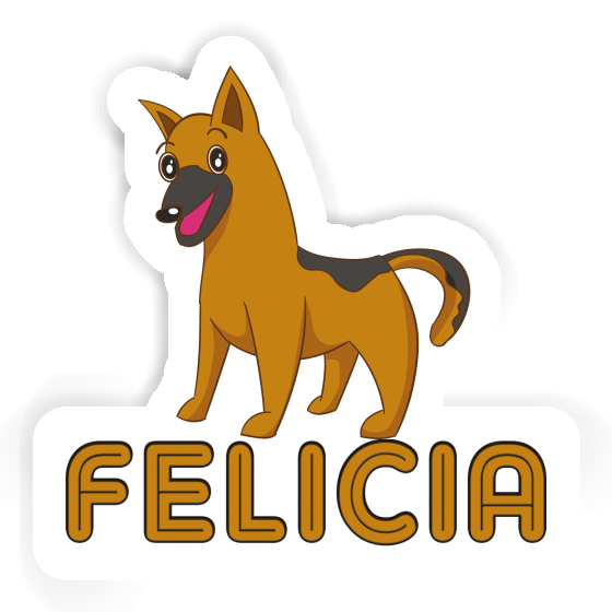 Aufkleber Schäferhund Felicia Notebook Aufkleber Schäferhund Felicia Gift package Image