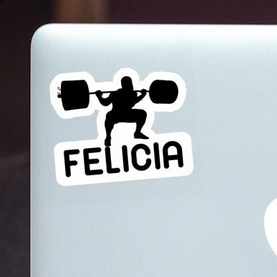 Gewichtheber Aufkleber Felicia Notebook Gewichtheber Aufkleber Felicia Gift package Image