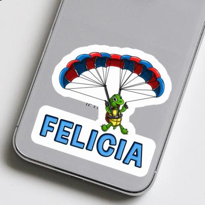 Gleitschirmpilot Aufkleber Felicia Image