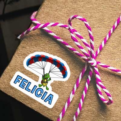 Gleitschirmpilot Aufkleber Felicia Notebook Image