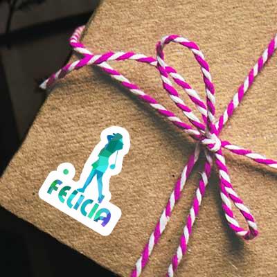 Aufkleber Felicia Golferin Aufkleber Felicia Golferin Image