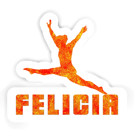 Autocollant Gymnaste Felicia Notebook Autocollant Gymnaste Felicia Gift package Image