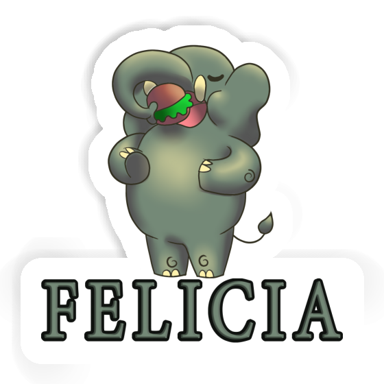 Felicia Autocollant Éléphant Felicia Autocollant Éléphant Image