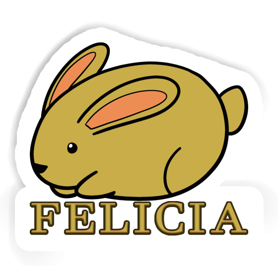 Aufkleber Kaninchen Felicia Notebook Aufkleber Kaninchen Felicia Gift package Image