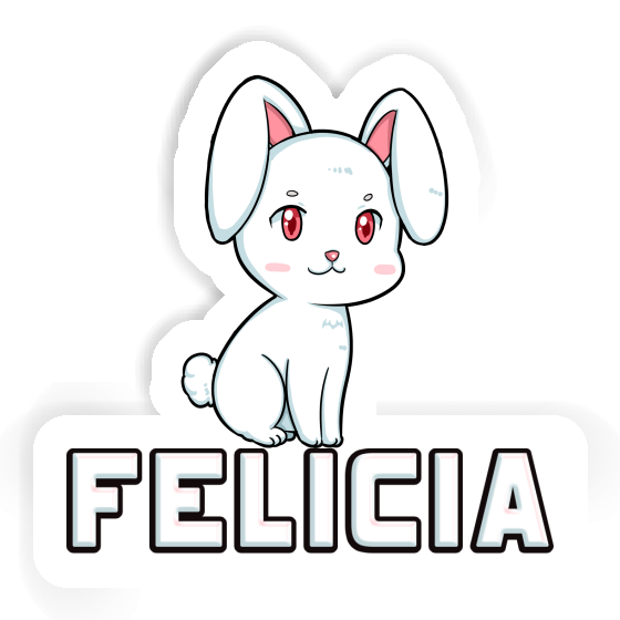 Autocollant Felicia Lapin de Pâques Image