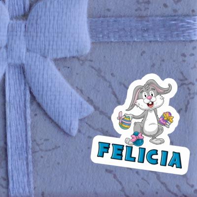 Autocollant Felicia Lapin de Pâques Laptop Image
