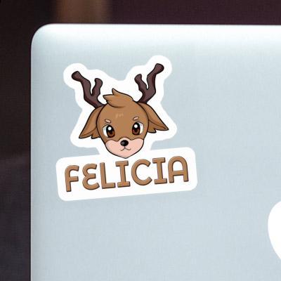 Autocollant Tête de cerf Felicia Notebook Autocollant Tête de cerf Felicia Gift package Image