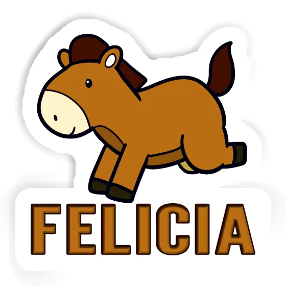 Felicia Autocollant Cheval Notebook Felicia Autocollant Cheval Notebook Image