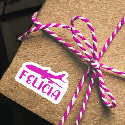Aufkleber Jumbo-Jet Felicia Notebook Aufkleber Jumbo-Jet Felicia Gift package Image