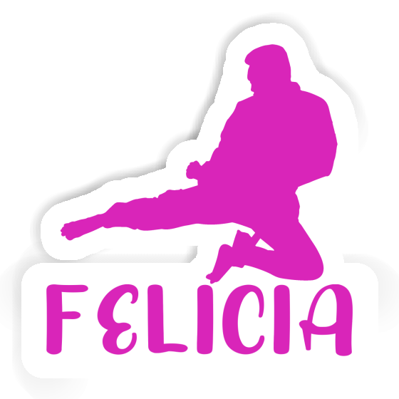 Sticker Karateka Felicia Sticker Karateka Felicia Image
