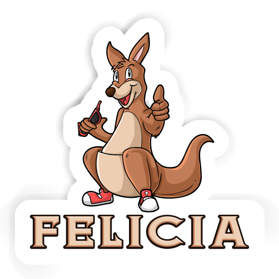 Sticker Kangaroo Felicia Notebook Sticker Kangaroo Felicia Gift package Image