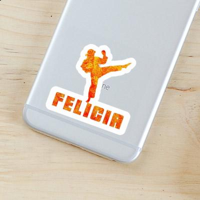 Sticker Karateka Felicia Notebook Sticker Karateka Felicia Gift package Image