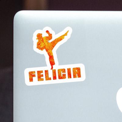 Sticker Karateka Felicia Notebook Sticker Karateka Felicia Gift package Image