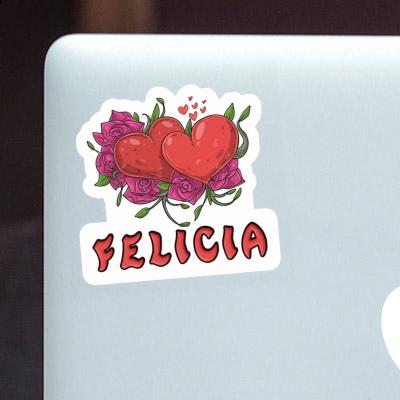 Felicia Sticker Heart Notebook Felicia Sticker Heart Notebook Image