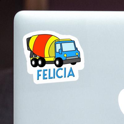 Aufkleber Mischer-LKW Felicia Laptop Aufkleber Mischer-LKW Felicia Laptop Image