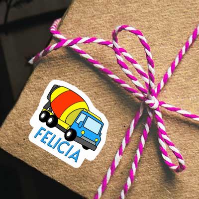 Felicia Autocollant Camion malaxeur Laptop Felicia Autocollant Camion malaxeur Laptop Image