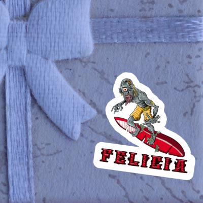 Surfer Sticker Felicia Notebook Surfer Sticker Felicia Notebook Image