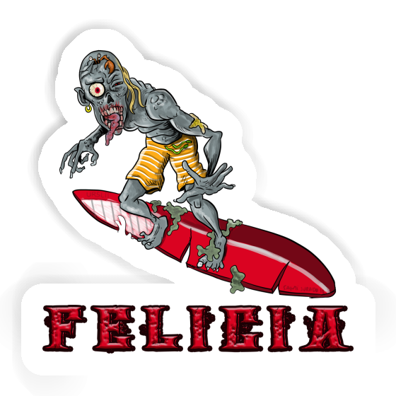 Surfer Sticker Felicia Notebook Surfer Sticker Felicia Gift package Image