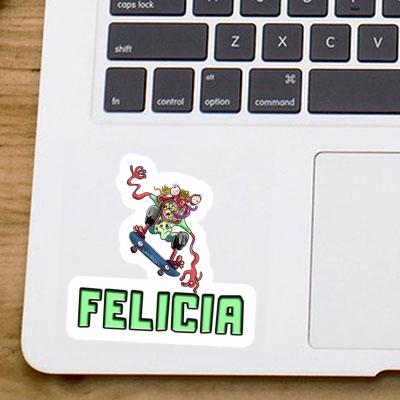 Felicia Sticker Skateboarder Gift package Image