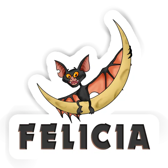 Felicia Autocollant Chauve-souris Notebook Felicia Autocollant Chauve-souris Notebook Image