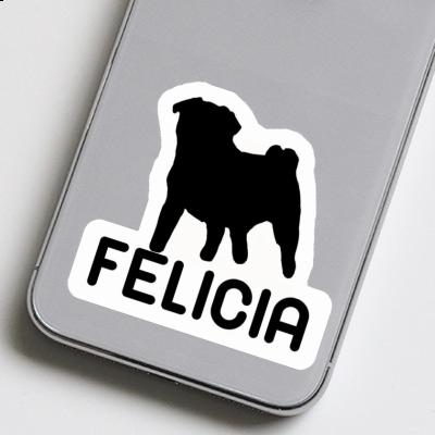 Sticker Pug Felicia Laptop Image