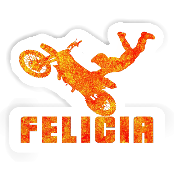 Motocross-Fahrer Sticker Felicia Image