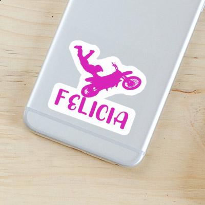 Autocollant Felicia Motocrossiste Image