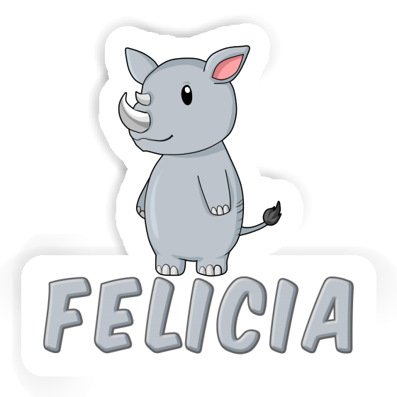 Felicia Aufkleber Nashorn Laptop Felicia Aufkleber Nashorn Laptop Image