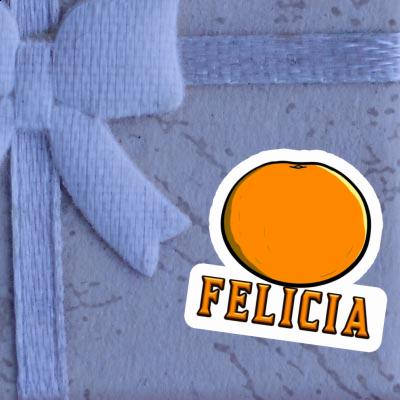 Aufkleber Orange Felicia Notebook Aufkleber Orange Felicia Gift package Image