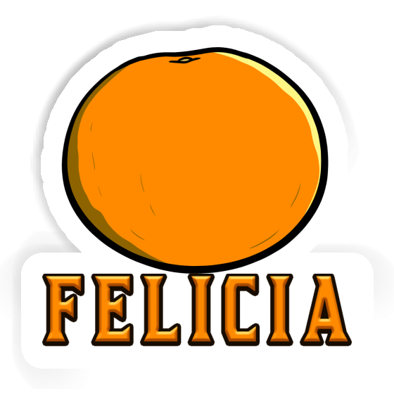 Aufkleber Orange Felicia Laptop Aufkleber Orange Felicia Laptop Image